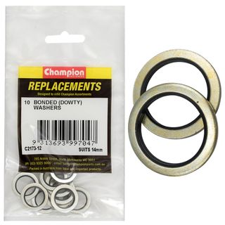 Champion Kit Dowty Washers 14mm Pk10