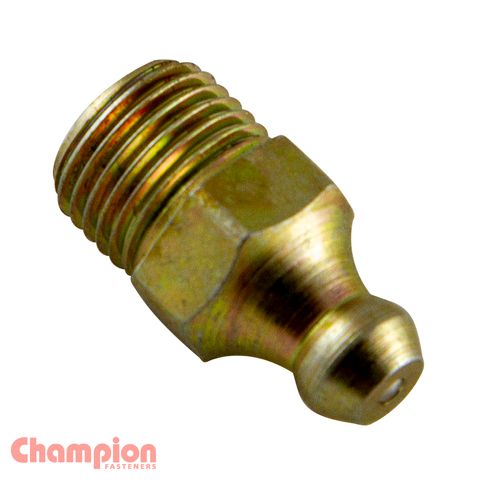 Grease Nipples M10x1.0mm Staight Pk25