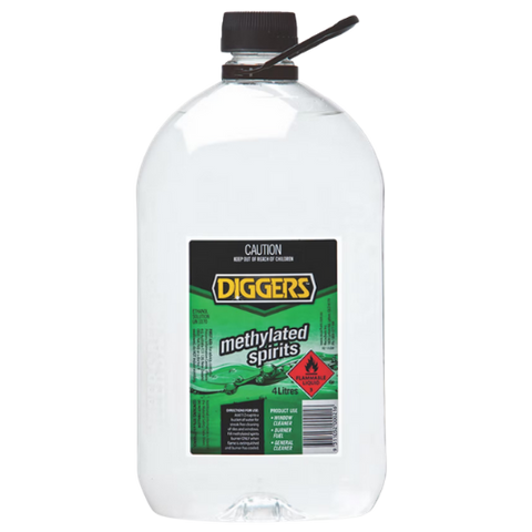 Methylated Spirits 4 Litre Diggers