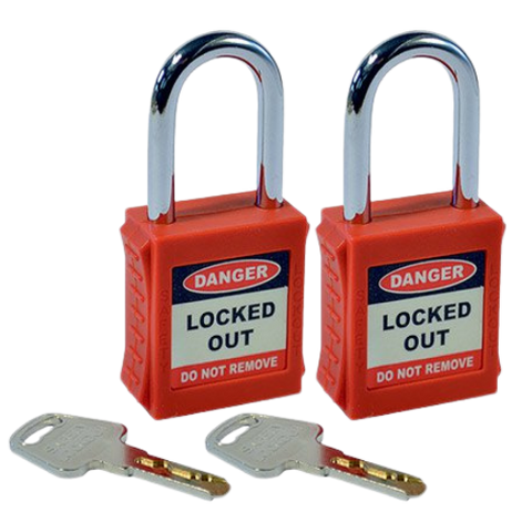 Safety Lockout - Red Key Set #2 Raptor