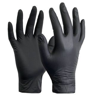 Nitrile Glove Black H/D Powder Free L