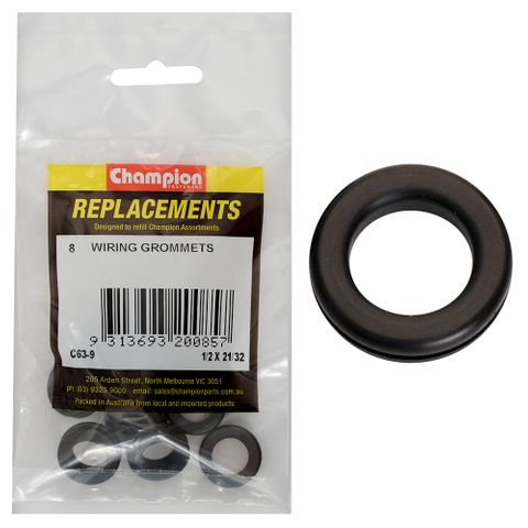 Champion Wiring Grommet M12x16x20mm Pk8