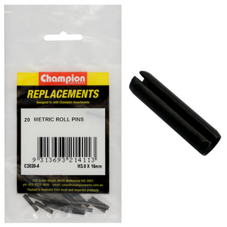 Champion Kit Roll Pins M3 x 16mm Pk20