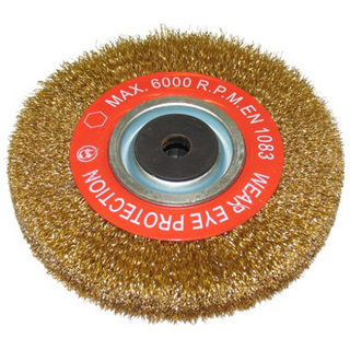 Wire Wheel Crimp 200x25x16mm Bench Brass