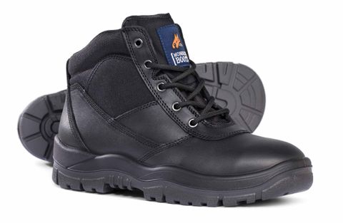 Mongrel Steel Cap Boot L/Up Black 10