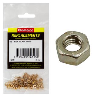 Hex Nut M4x0.7mm High Tensile G8 Zinc