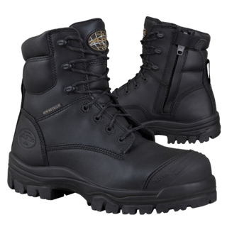 Oliver Metal Free Boot Z/Side Black 10