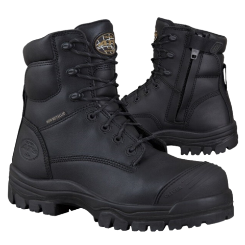 Oliver Metal Free Boot Z/Side Black 11