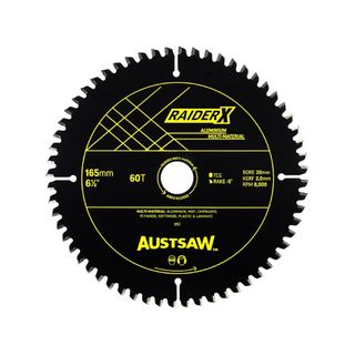 Austsaw RaiderX Multi 165mm x 20 x 60T