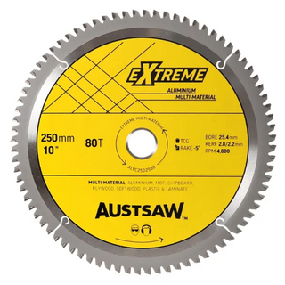 Austsaw Alumin Blade 250mm x 25.4 x 80T