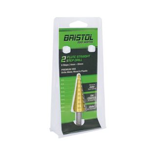 Step Drill Straight Flute 4-20mm Bristol