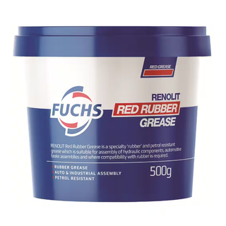 Red Rubber Grease Fuchs Renolit 500g