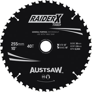 Timber Table Saw Blade 255mm 30 40T