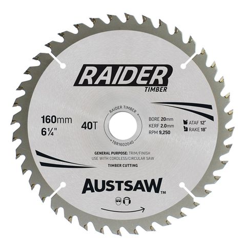 Timber Cutting Blade 160mm 20/16 40T