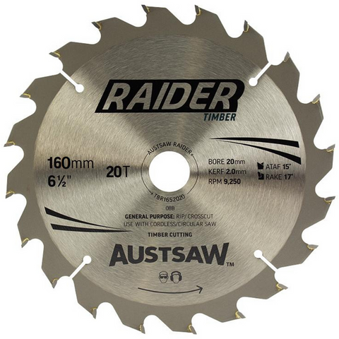 Timber Cutting Blade 160mm 20/16mm 20T