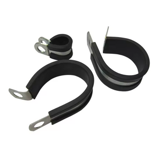 P-Clamp Zinc Rubber Lined 25mm