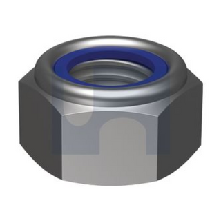 Nyloc Nut M18 Zinc G8