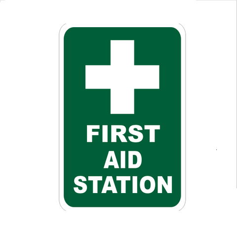 Sign First Aid Station Corflute