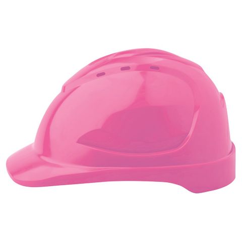 Hard Hat V9 Vented Pushlock Pink