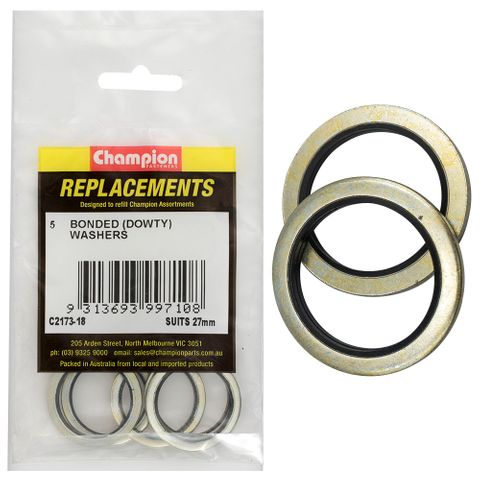 Champion Kit Dowty Washers 27mm Pk5