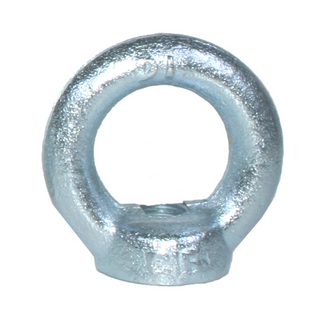 Eye Nut M12 Rated 340kg Zinc