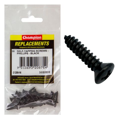 Self Tapp Screw RSD Phillip 4.2x19mm Blk