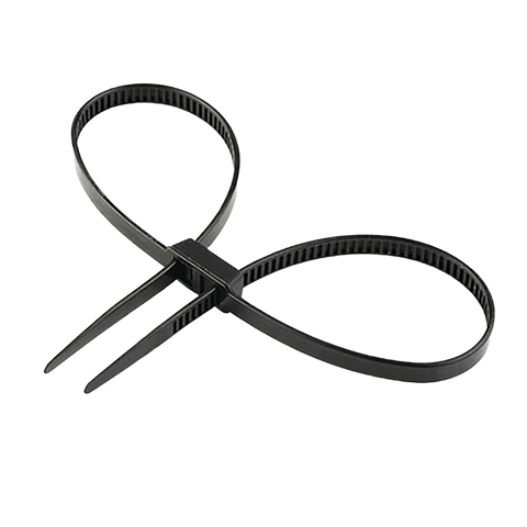 Cable Tie Handcuff Black 700 x 12mm Pk20