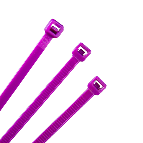 Cable Tie Purple 300 x 4.8mm Pk100