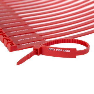 Inspection Cable Tie - Red Pk100