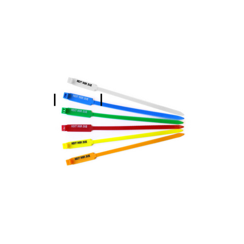 Inspection Cable Tie - Blue Pk100