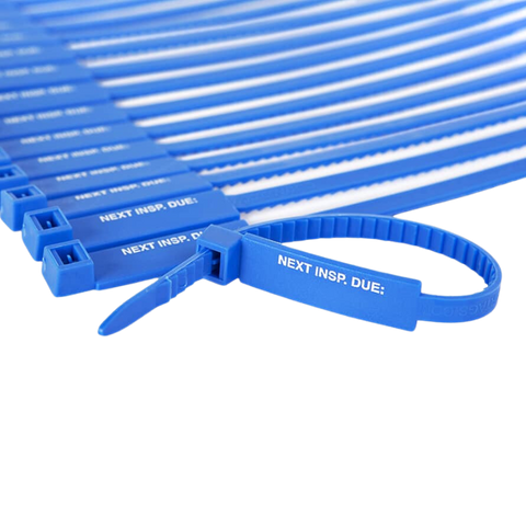 Inspection Cable Tie - Blue Pk100