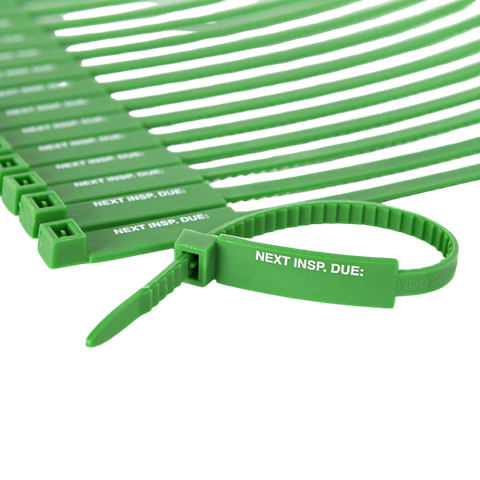 Inspection Cable Tie - Green Pk100