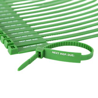 Inspection Cable Tie - Green Pk100