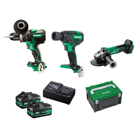 Hikoki 3 Piece 36V Brushless Combo Pack