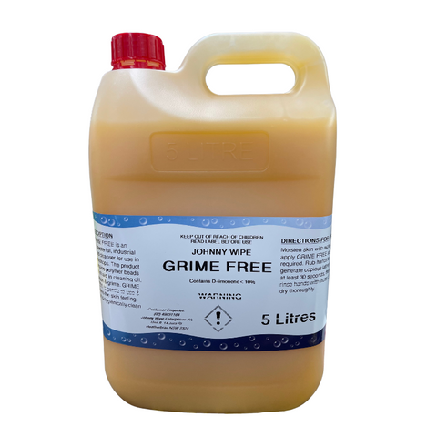 Johnny Wipe Grime Free Hand Wash 5L