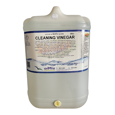 White Cleaning Vinegar Industrial 25L