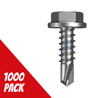 SDM Flange Hex Screw 10gx16mm CL4 Pk1000