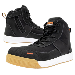 Dune Low Cut Z/Side Safety Boot Black 7