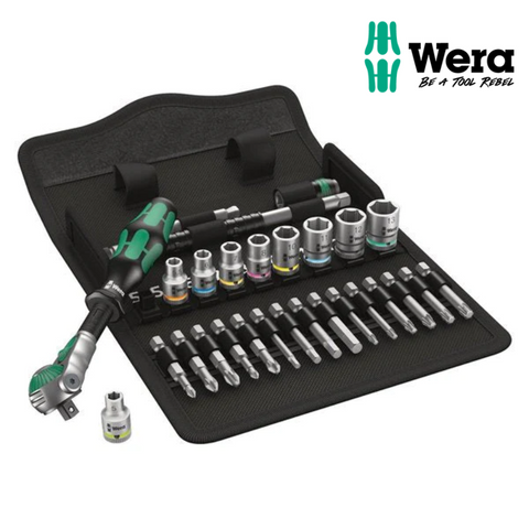 Wera Speed Ratchet Set 1/4" 28 Pce Met