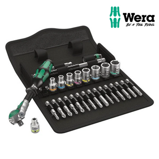 Wera Speed Ratchet Set 1/4" 28 Pce Met