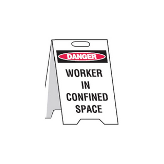 H/D Floor Stand Danger Confined Space