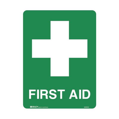 Sign First Aid 300mmx225mm Poly