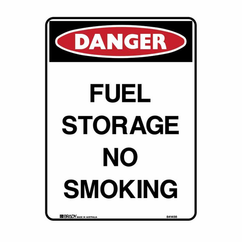Sign Fuel & No Smoking 300x225mm Metal