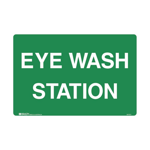 Sign Eye Wash Station 225mmx300mm Poly