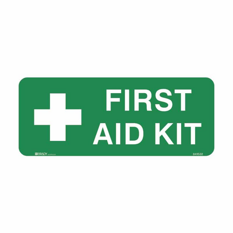 Sign First Aid Kit 180mmx450mm Metal