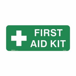Sign First Aid Kit 180mmx450mm Metal