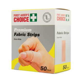 Premium Band Aid Fabric Strips Pk50