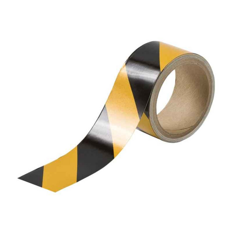 Reflective Tape Class1 - 50mm Blk/Y 4.5M