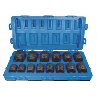 Impact Socket Set 1_Dr 14Pce Metric STD