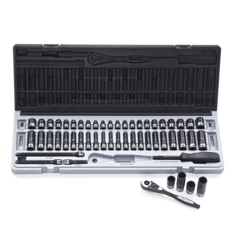 Socket Set Dual Action 1/4_Dr 53Pce S/D